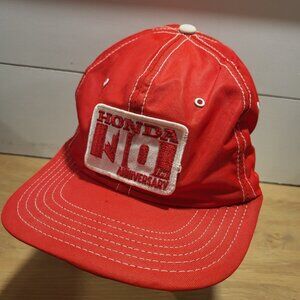 Honda Canada 10 Year Anniversary Hat Snapback Vintage 80s Cap Trucker